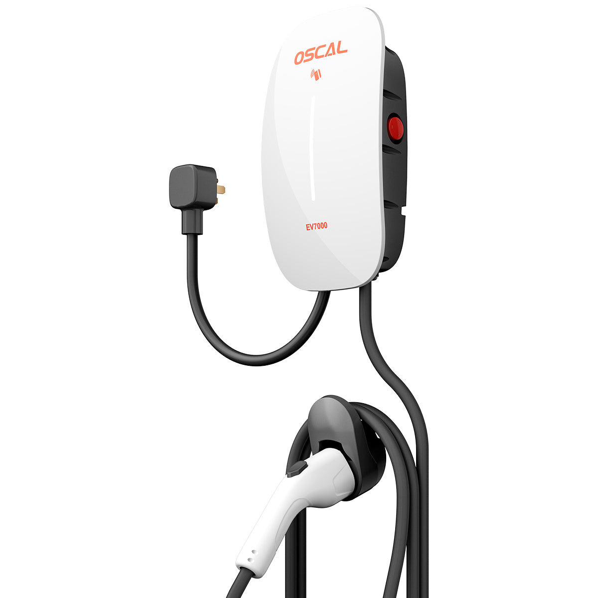 OSCAL EV7000 – Wallbox di Ricarica Auto Elettrica 7kW | App, RFID, Wi-Fi & Bluetooth