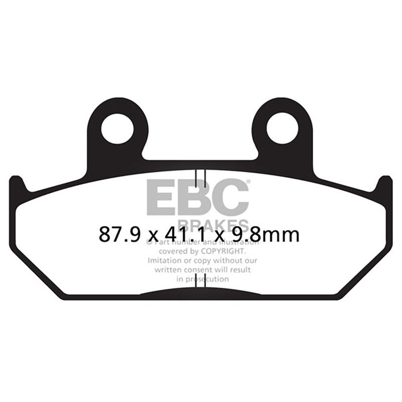 Ebc Brake Pads V Honda Gl 1500 Goldwing FA124/2V