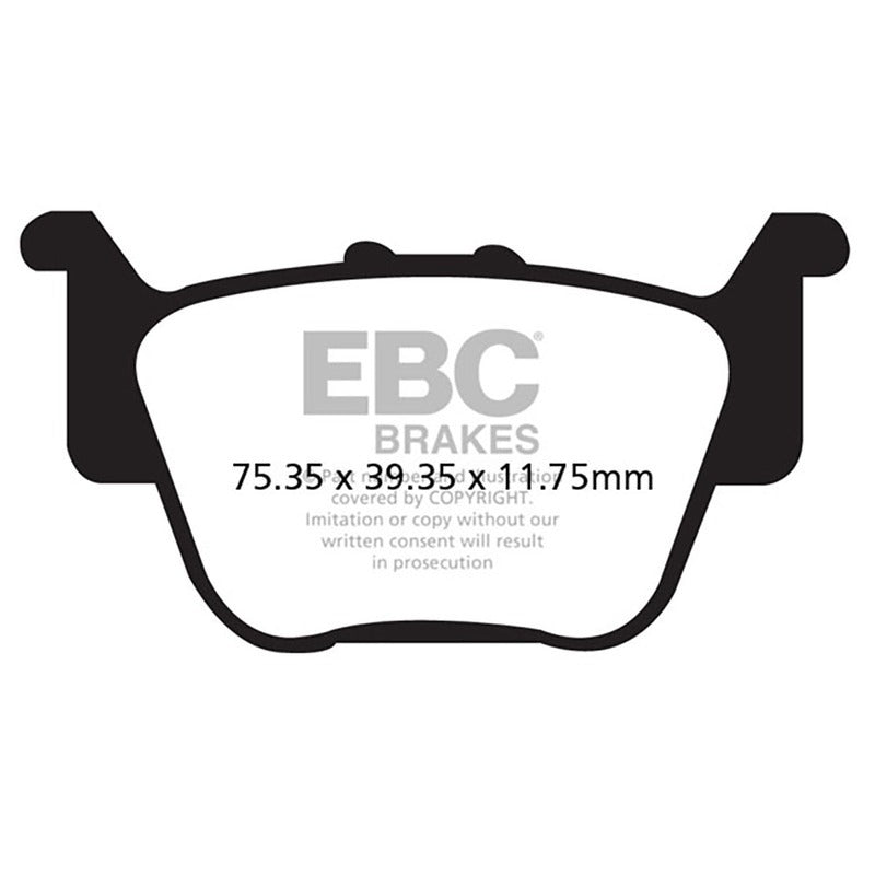 Ebc Brake Pads Tt Honda Trx 500 Acforeman Rubicon 4X4 14-19 FA373TT