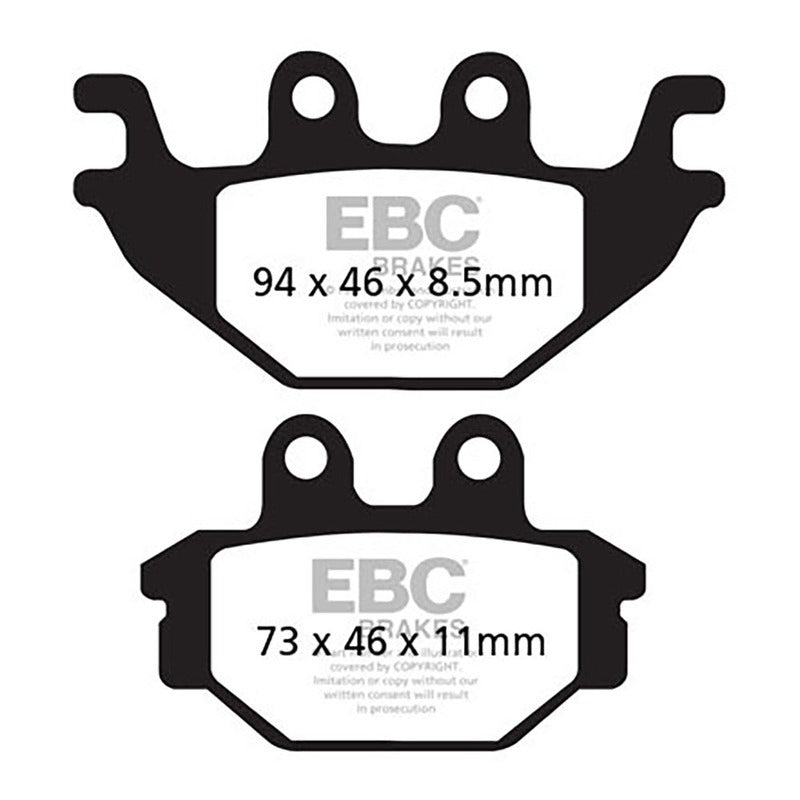 Ebc Brake Pads Tt Kymco Kxr/Mxu FA377TT