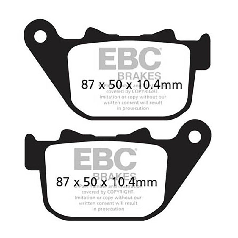 Ebc Brake Pads V Harley Davidson 883 04- Rear FA387V