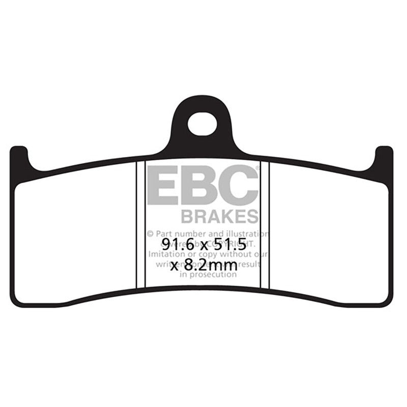 Ebc Pastiglie freno Hh Mv Brutale 750/910F4 750/1000 Anteriore FA424HH