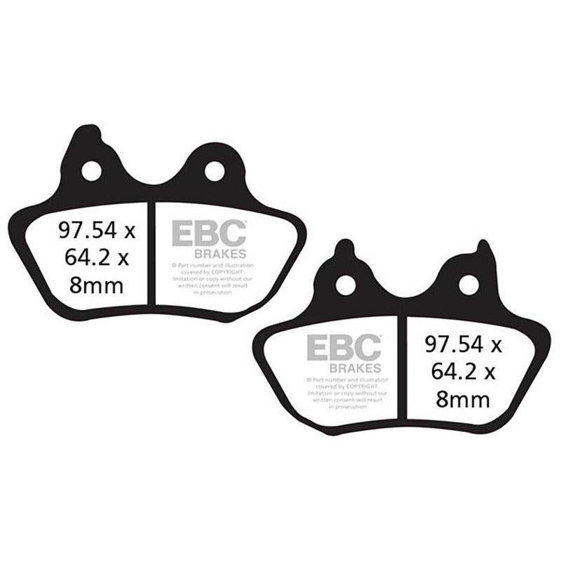 Ebc Brake Pads V Harley Davidson Softail 06-07 Rear FA434V