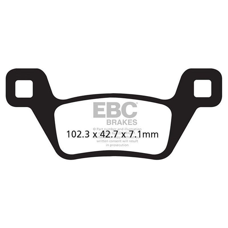 Ebc Brake Pads R Kymco Mxu 500 09- Rear FA600/2R