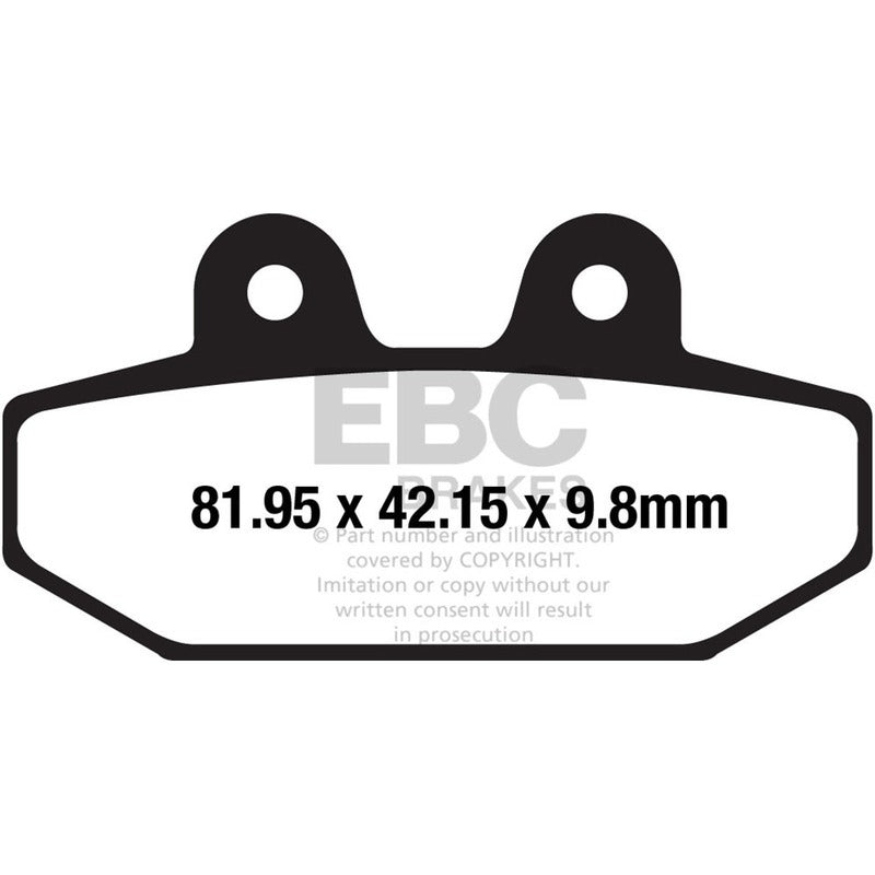 Ebc Pastiglie freno Epfa Harley Davidson 18 -20 Posteriore EPFA710HH