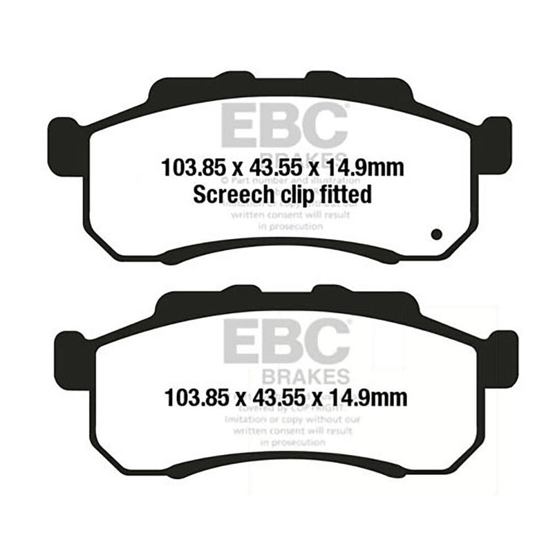 Ebc Brake Pads R Fa712R FA712R