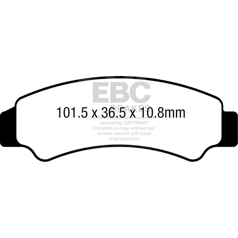 Ebc Brake Pads R Fa726R FA726R