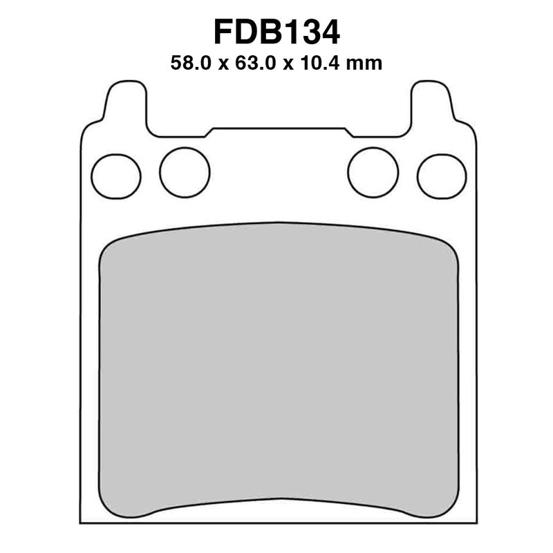 Ferodo Bremsbeläge Fdb134P FDB134P