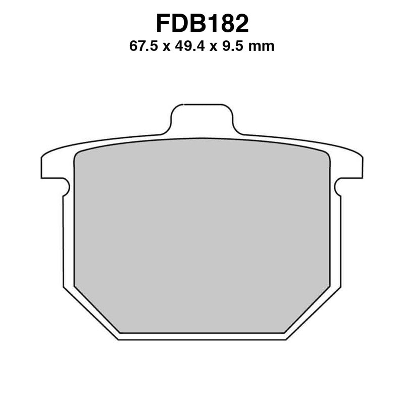 Ferodo Bremsbeläge Fdb182P FDB182P