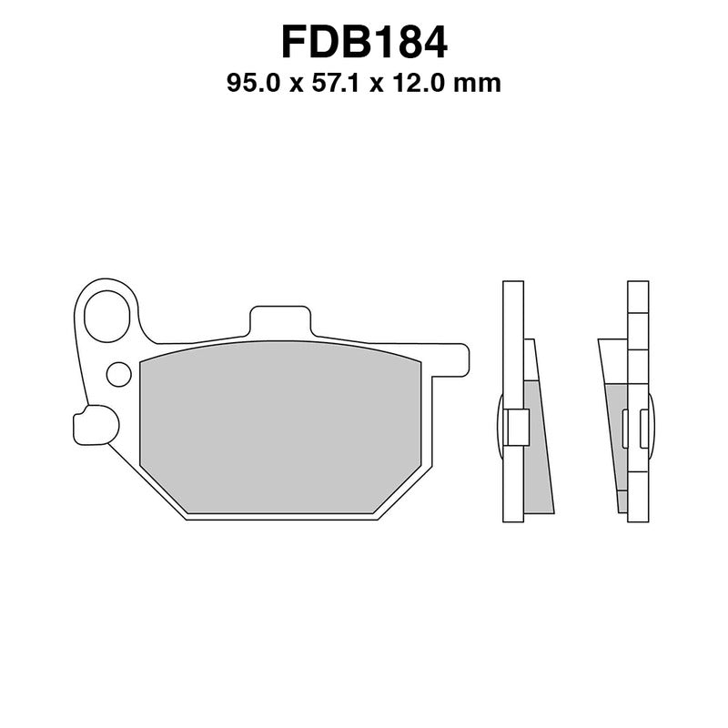 Ferodo Pastiglie freno Fdb184P FDB184P