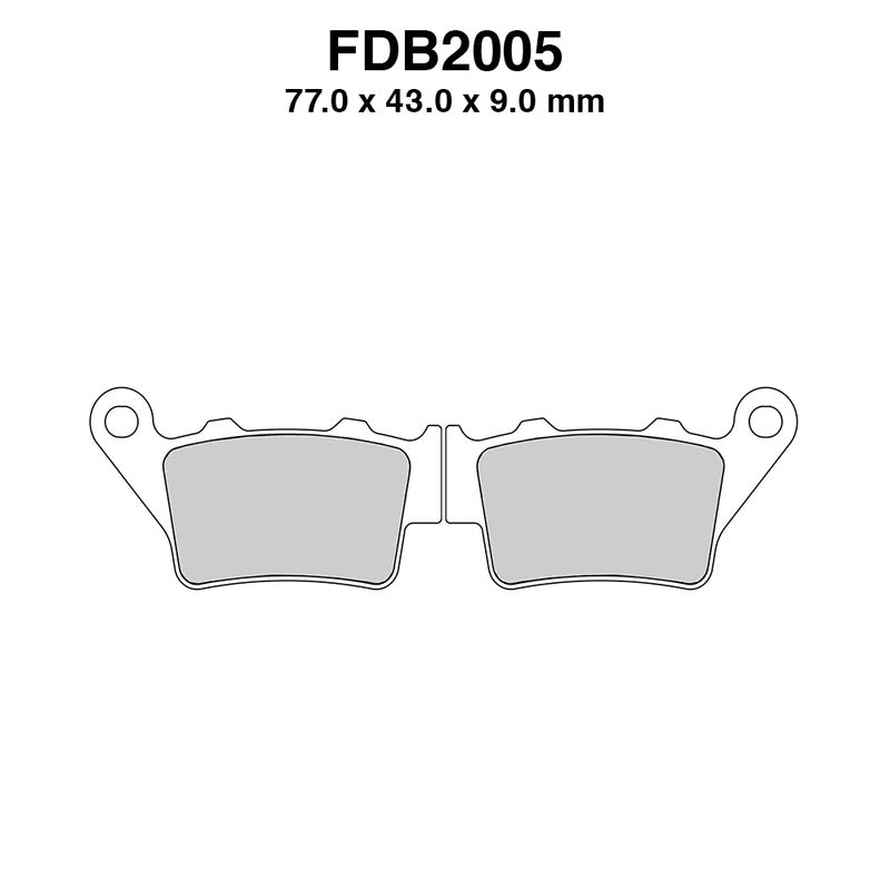Ferodo Pastiglie freno Fdb2005P FDB2005P
