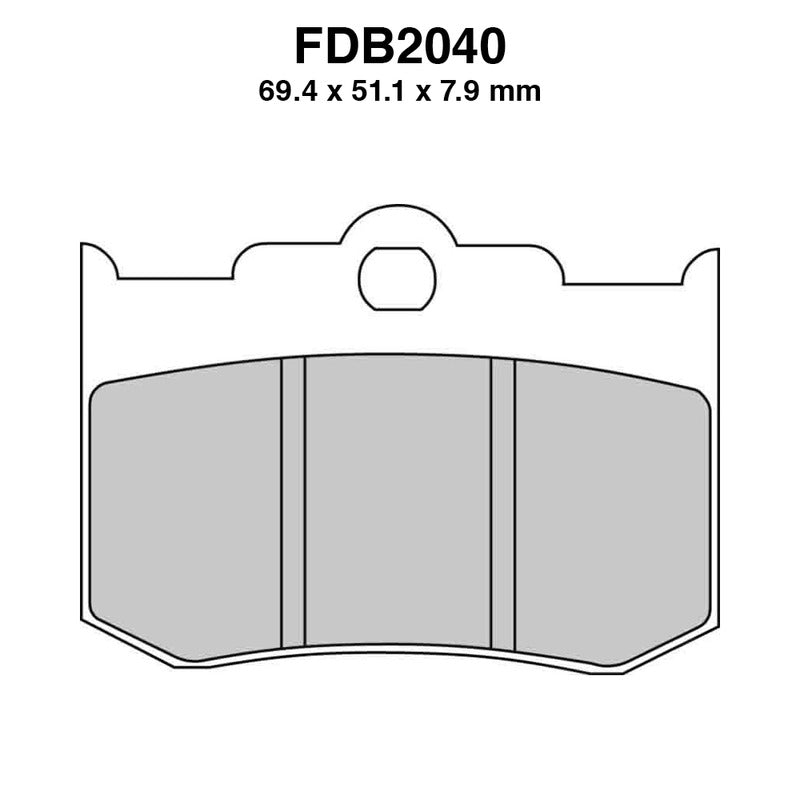 Ferodo Pastiglie freno Fdb2040St FDB2040ST