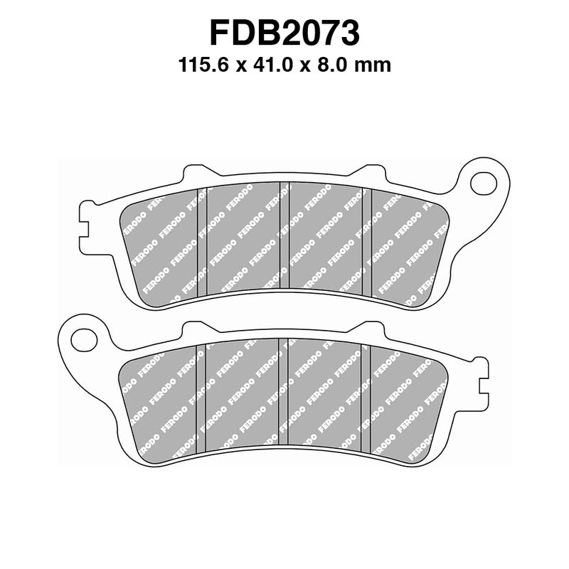 Ferodo Bremsbeläge Fdb2073P FDB2073P
