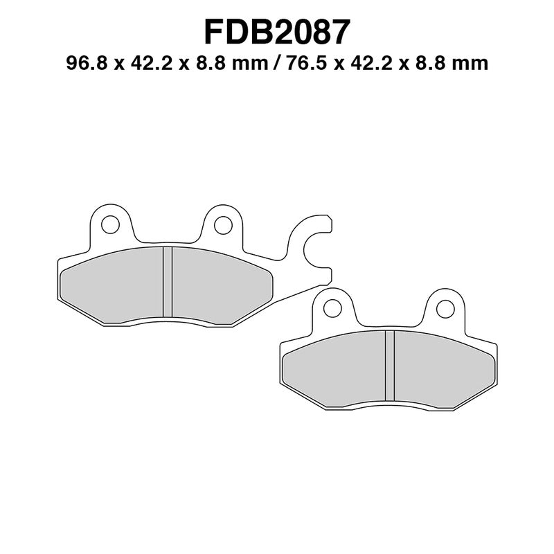 Ferodo Pastiglie freno Fdb2087Ef FDB2087EF