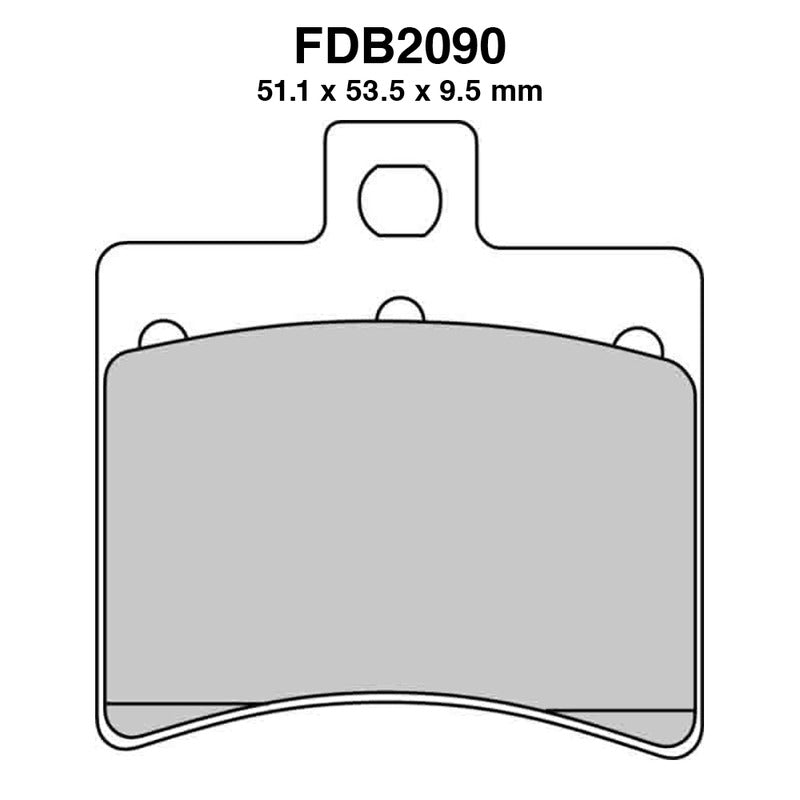 Ferodo Pastiglie freno Fdb2090P FDB2090P