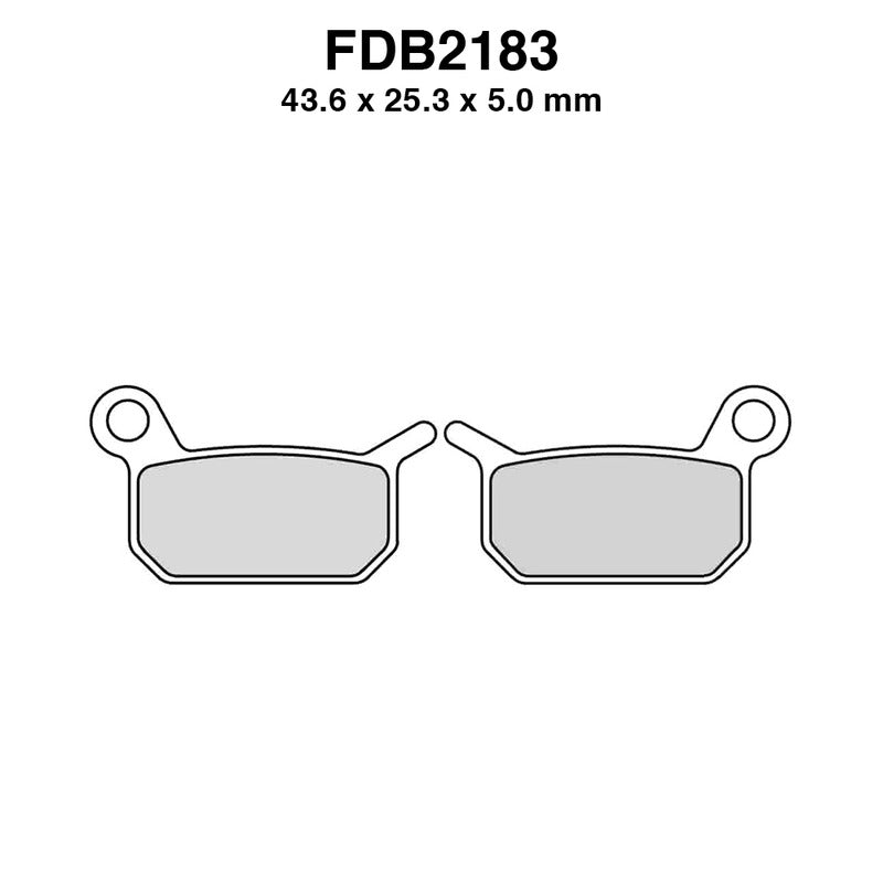 Ferodo Brake Pads Fdb2183Sg FDB2183SG