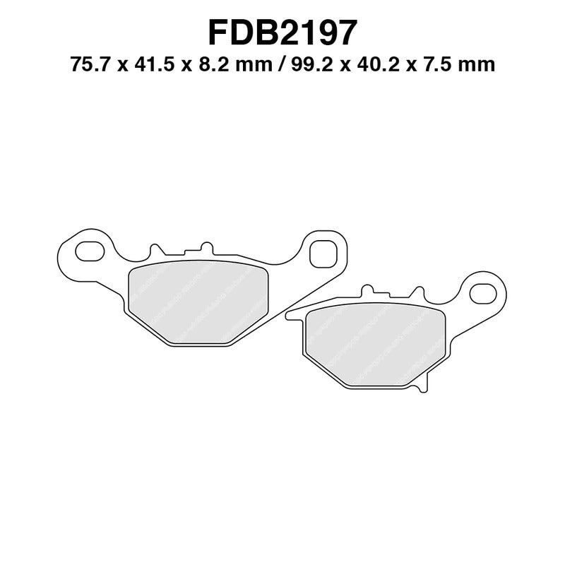 Ferodo Brake Pads Fdb2197Sg FDB2197SG
