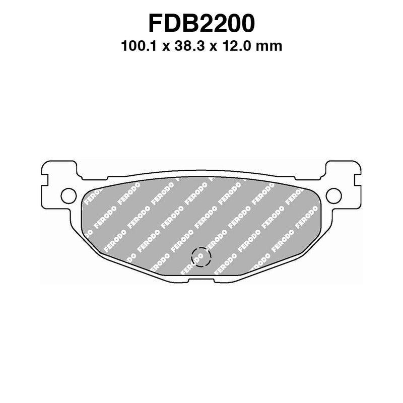 Ferodo Pastiglie freno Fdb2200Sm FDB2200SM