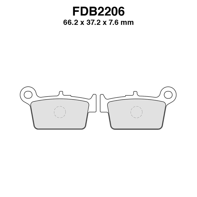 Ferodo Pastiglie freno Fdb2206P FDB2206P