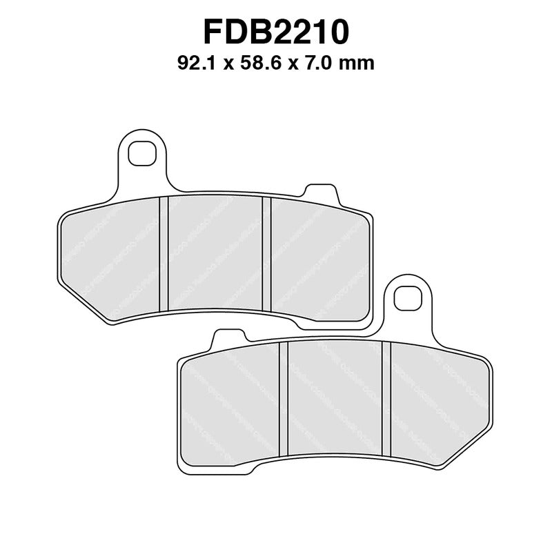 Ferodo Brake Pads Fdb2210P FDB2210P