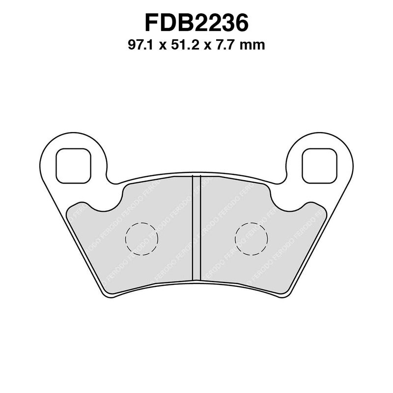 Ferodo Pastiglie freno Fdb2236Sg FDB2236SG