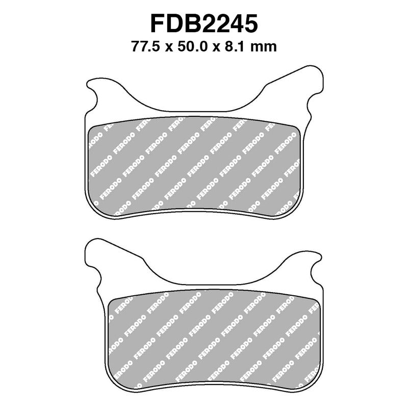 Ferodo Brake Pads Fdb2245St FDB2245ST