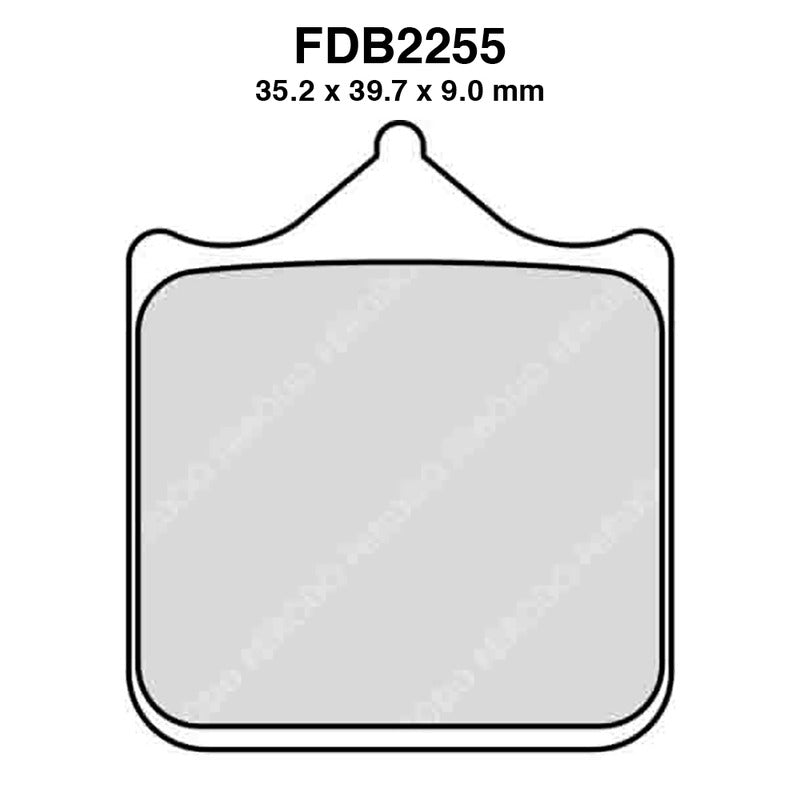 Ferodo Bremsbeläge FDB2255ST - 4 Stück pro Packung FDB2255ST