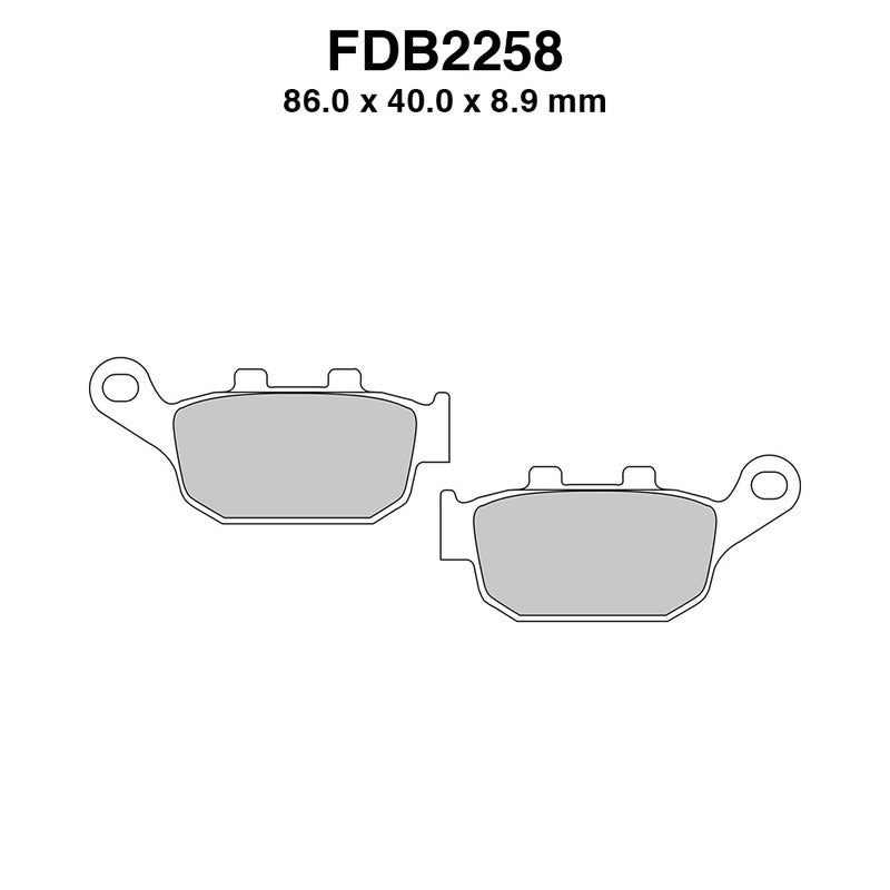 Ferodo Pastiglie freno Fdb2258Ef FDB2258EF