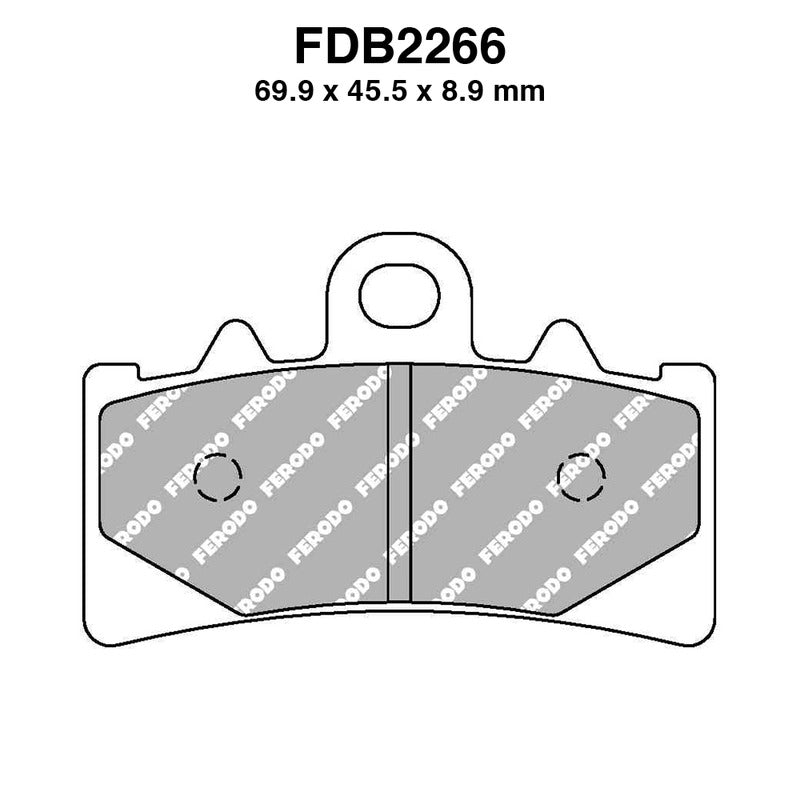 Ferodo Bremsbeläge Fdb2266St FDB2266ST