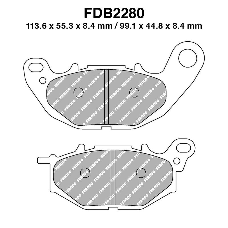 Ferodo Pastiglie freno Fdb2280Cpro FDB2280CPRO