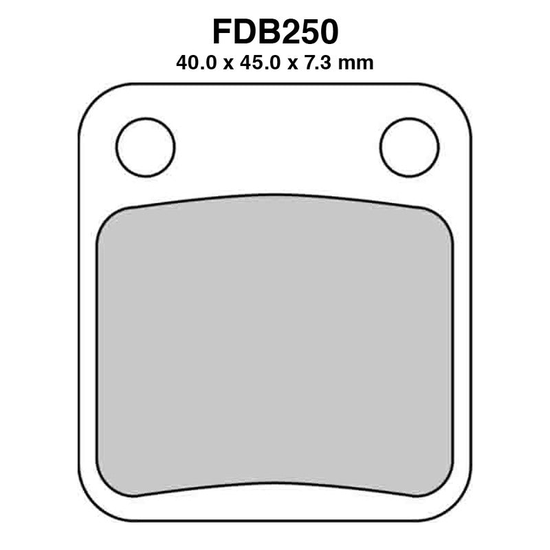 Ferodo Pastiglie freno Fdb250P FDB250P