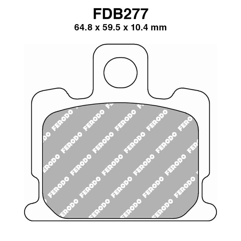 Ferodo Pastiglie freno Fdb277P FDB277P