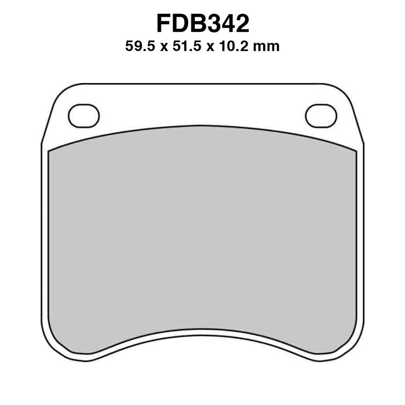 Ferodo Bremsbeläge Fdb342P FDB342P