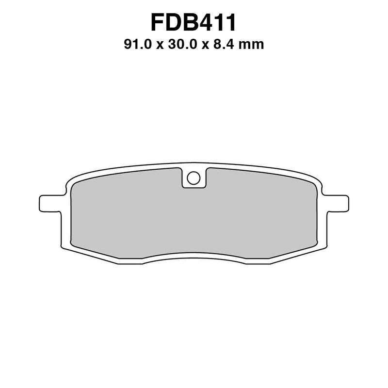 Ferodo Pastiglie freno Fdb411P FDB411P