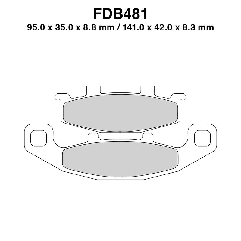Ferodo Brake Pads Fdb481St FDB481ST