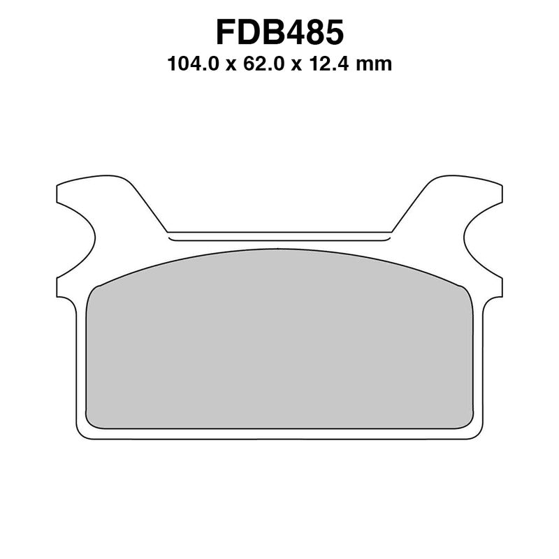 Ferodo Brake Pads Fdb485P FDB485P