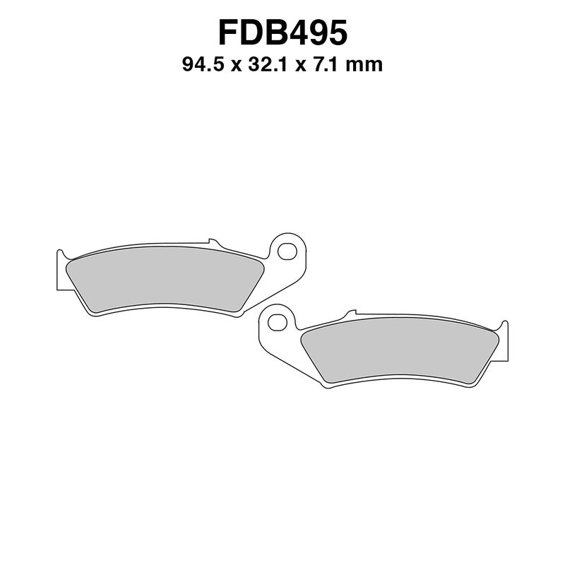 Ferodo Brake Pads Fdb495Sg FDB495SG