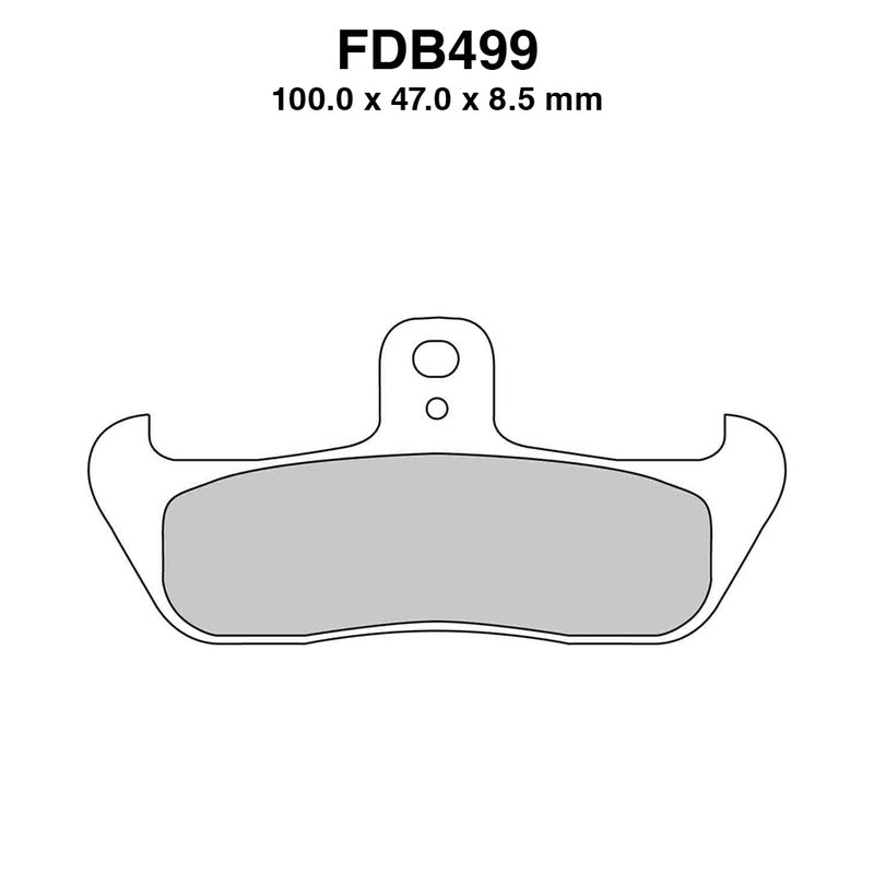 Ferodo Brake Pads Fdb499P FDB499P