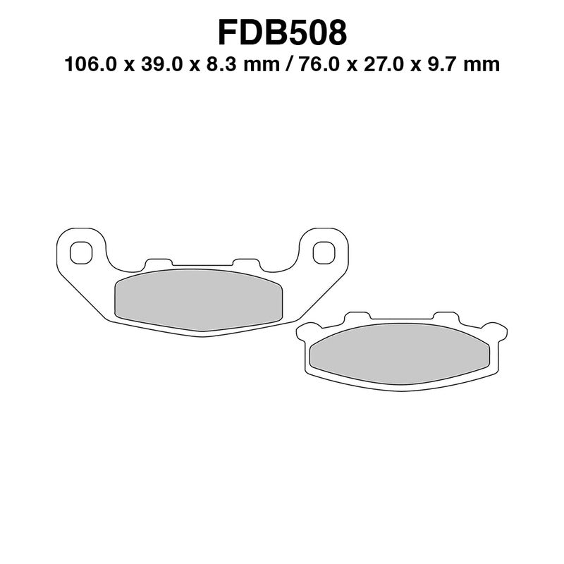 Ferodo Brake Pads Fdb508P FDB508P