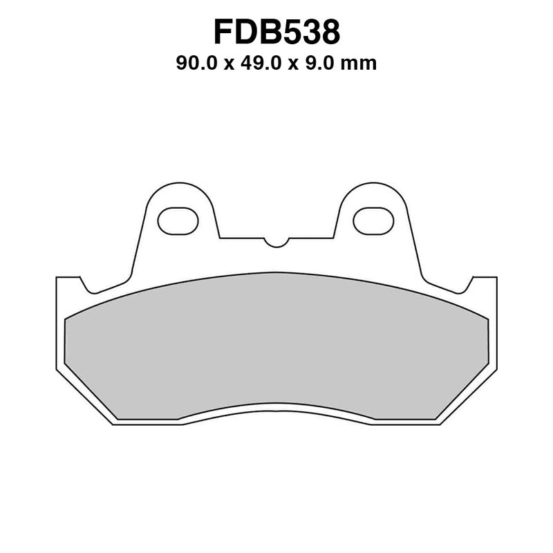 Ferodo Brake Pads Fdb538P FDB538P