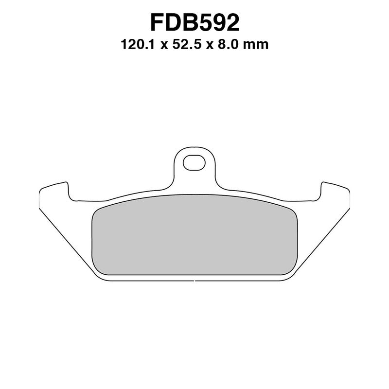 Ferodo Bremsbeläge Fdb592P FDB592P