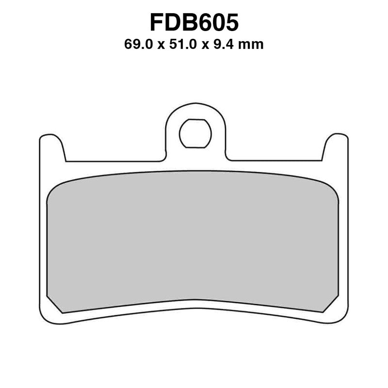 Ferodo Brake Pads Fdb605Sm FDB605SM