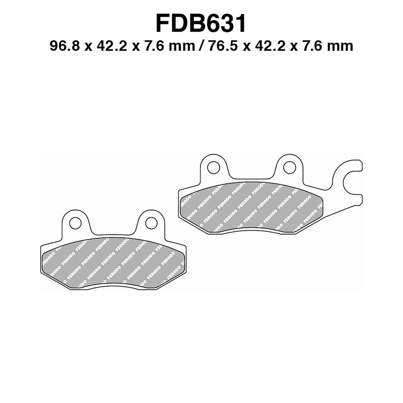 Ferodo Brake Pads Fdb631St FDB631ST