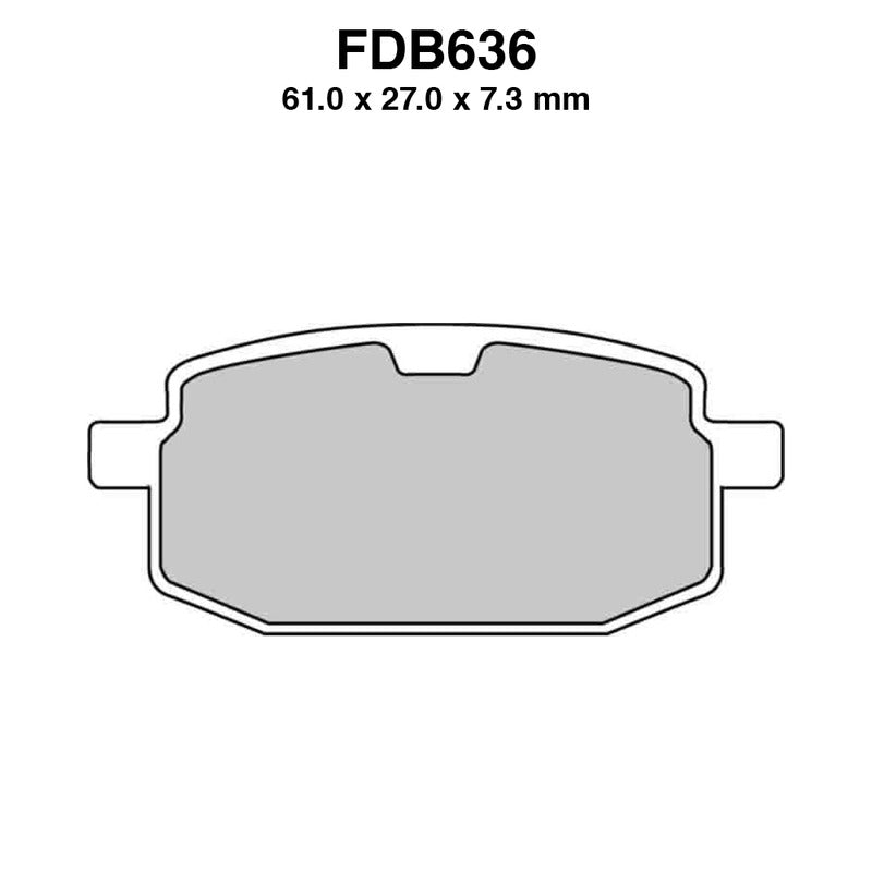 Ferodo Brake Pads Fdb636Ef FDB636EF