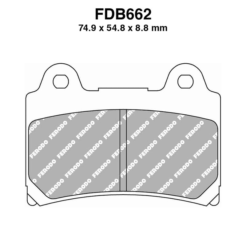 Ferodo Bremsbeläge Fdb662P FDB662P