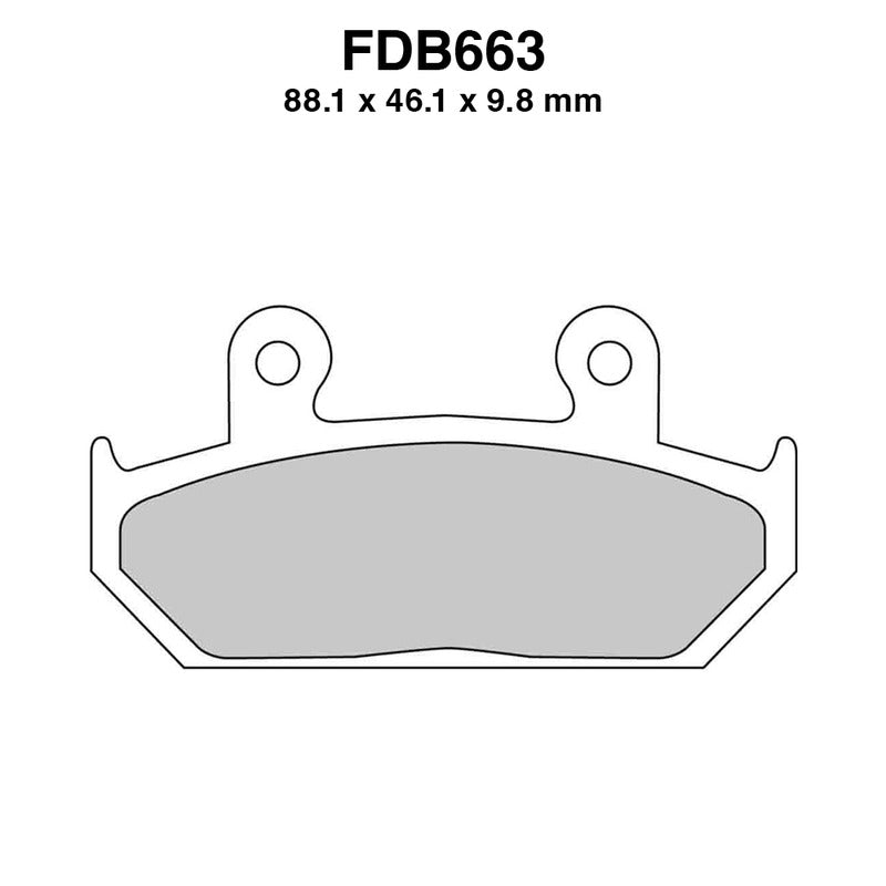 Ferodo Brake Pads Fdb663P FDB663P