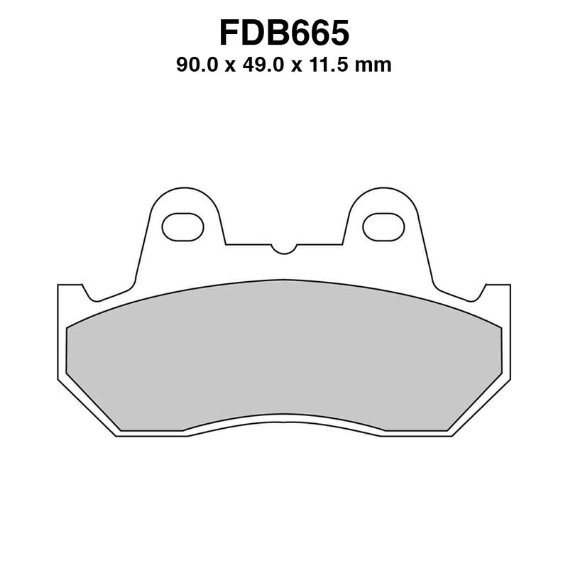Ferodo Brake Pads Fdb665P FDB665P