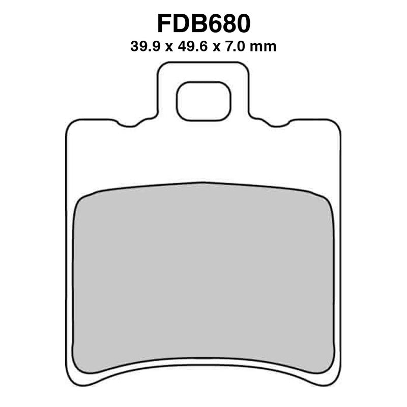 Ferodo Brake Pads Fdb680Ef FDB680EF