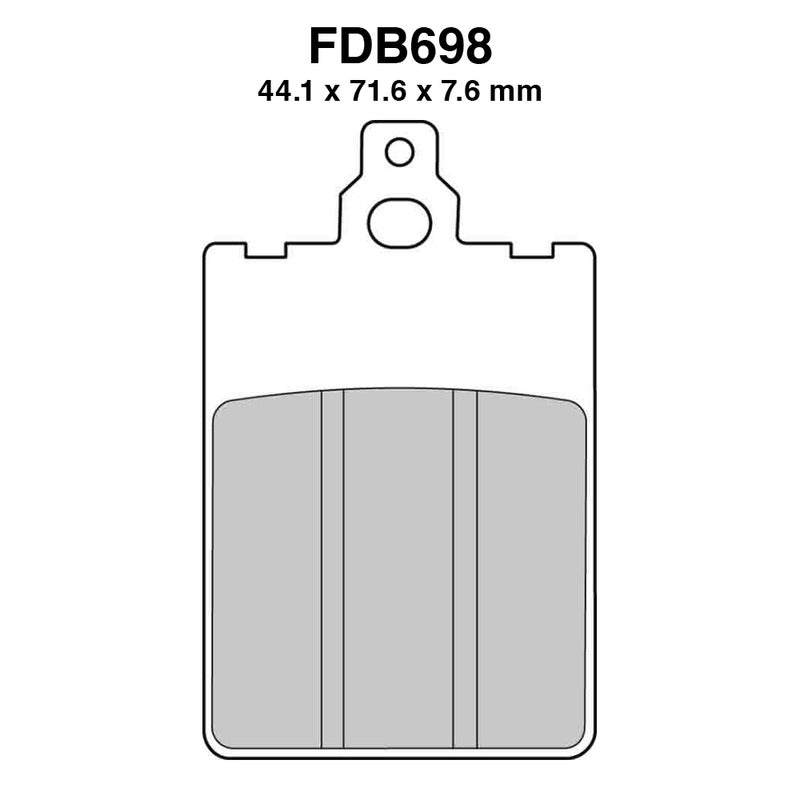Ferodo Brake Pads Fdb698P FDB698P