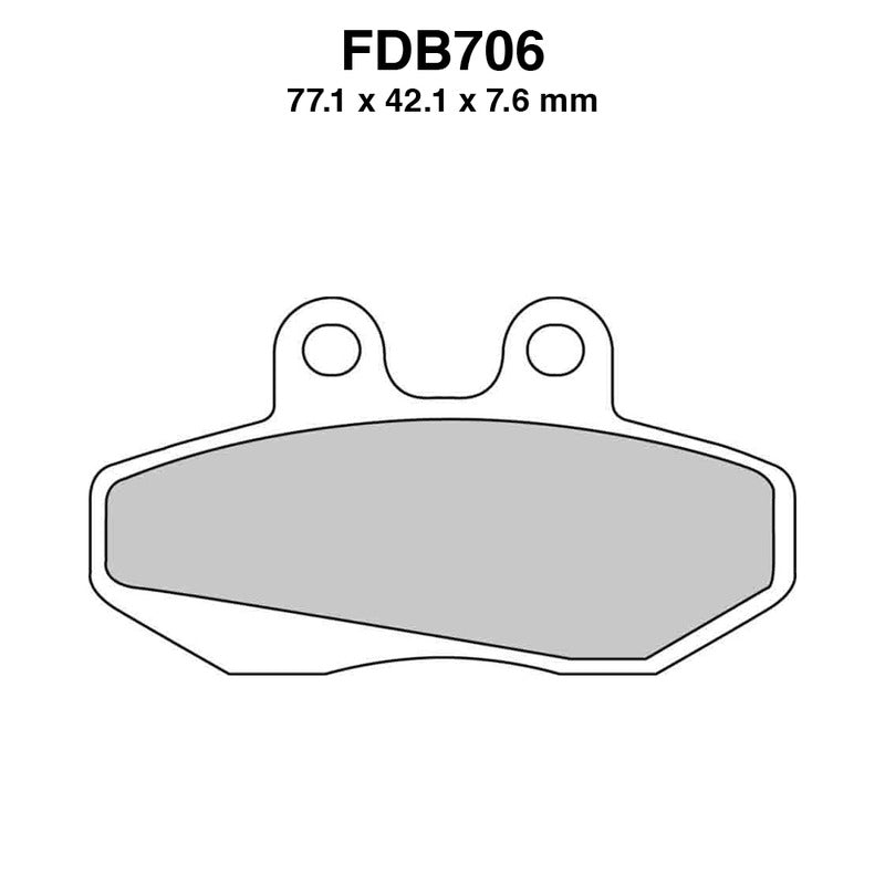 Ferodo Brake Pads Fdb706P FDB706P